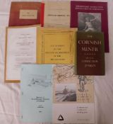 Eight books and pamphlets of Cornish mining histor