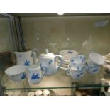 A twenty three piece teaset by Heathcote - William