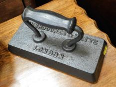 Burroughes and Watts of London billiard table iron