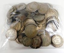 A quantity of pre 1947 coinage approx.680g