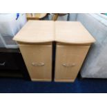 Pair of bedside cupboards