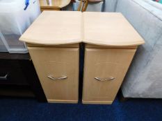 Pair of bedside cupboards