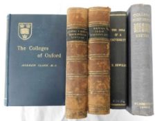 Five hardback books including The Colleges of Oxfo