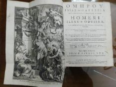 Latin book: Homerus Barnsiim - Ilias and Ordyssia