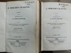 Four Latin books: Horatii Flacci 1822, Aristotelis