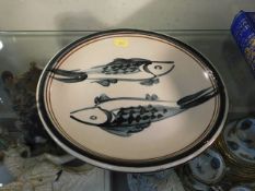 A Svend Bayer Wenford Bridge studio pottery plate