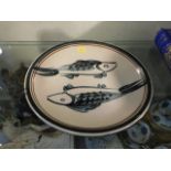 A Svend Bayer Wenford Bridge studio pottery plate