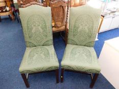 Pair of upholstered chairs