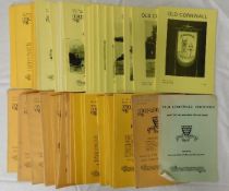 Fifty six Old Cornwall publications various dates