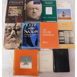Eleven books of Celtic study including poems, lang