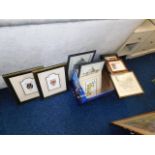 Pair of framed British Museum lithographs, a water