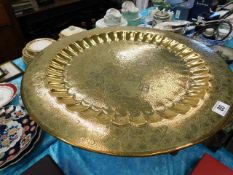 Ben Ares style brass table