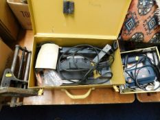 Hobel electric planer, Bosch jigsaw and table vice