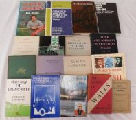 Seventeen books relating to Wales including The Ru