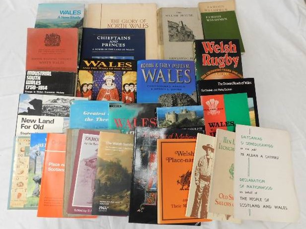 Twenty six books and pamphlets relating to Wales a