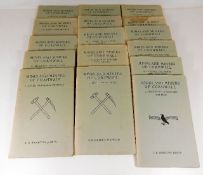 Sixteen volumes of Mines and Miners of Cornwall 19