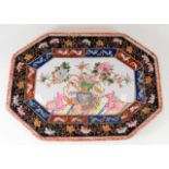 An early 20thC. Chinese porcelain platter with ena