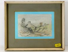 A small 1930's Lamorna Birch pencil sketch 5.5in x