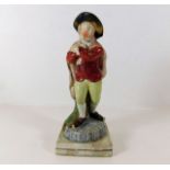 An early 19thC. Staffordshire figure 7.5in tall