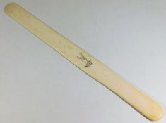 A Victorian ivory page turner