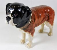 A Corna Garth Beswick St. Bernard dog 8in long x 5