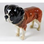 A Corna Garth Beswick St. Bernard dog 8in long x 5