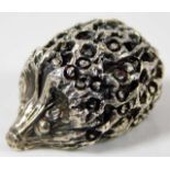 A small hallmarked silver hedgehog 23.9g