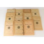 Eleven volumes of Journal of Royal Institution of