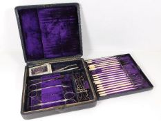 A J. Weiss & Son ophthalmic surgical set
