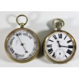 A barometer & goliath pocket watch by Emanuelle of