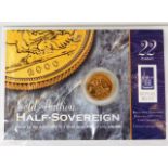 A limited edition 2000 Royal Mint half gold sovere