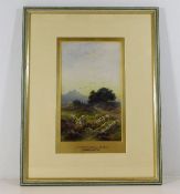 A framed watercolour by Charles E. Brittan of Dean