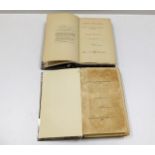 Two volumes of Cornish Worthies by Walter H Tregel