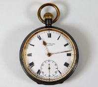 An Omega pocket watch retailed by P. A. Christie,