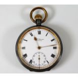 An Omega pocket watch retailed by P. A. Christie,