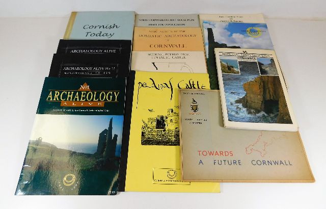 Twelve books and pamphlets on Cornish archaeology