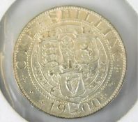 A Victoria 1900 shilling, some lustre