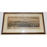 A panoramic 18thC. Samuel & Nathaniel Buck print t