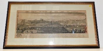 A panoramic 18thC. Samuel & Nathaniel Buck print t