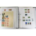 Two stamp albums including Faroe Islands, Finland