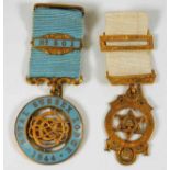 Two Masonic medals: Seal of Solomon & The Royal Su