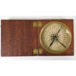 An antique compass box 3.5in x 3.5in
