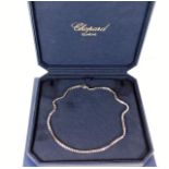 A ladies Chopard necklace made from heavy gauge bo