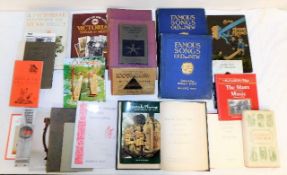 A quantity of books relating to music and folk mus