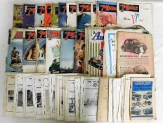 A quantity of vintage motor related magazines incl