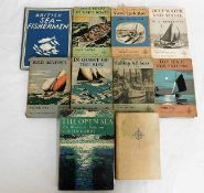 Ten books including some Mariners Library titles a