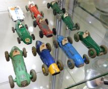 A quantity of Dinky Diecast Racing cars