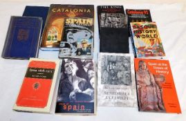 A quantity of books related to Spain including the