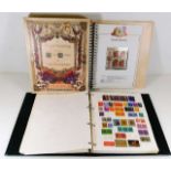 Two stamp album of Royal Wedding 1981 and Commonwe