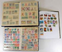 Three stamp albums of mixed international stamps